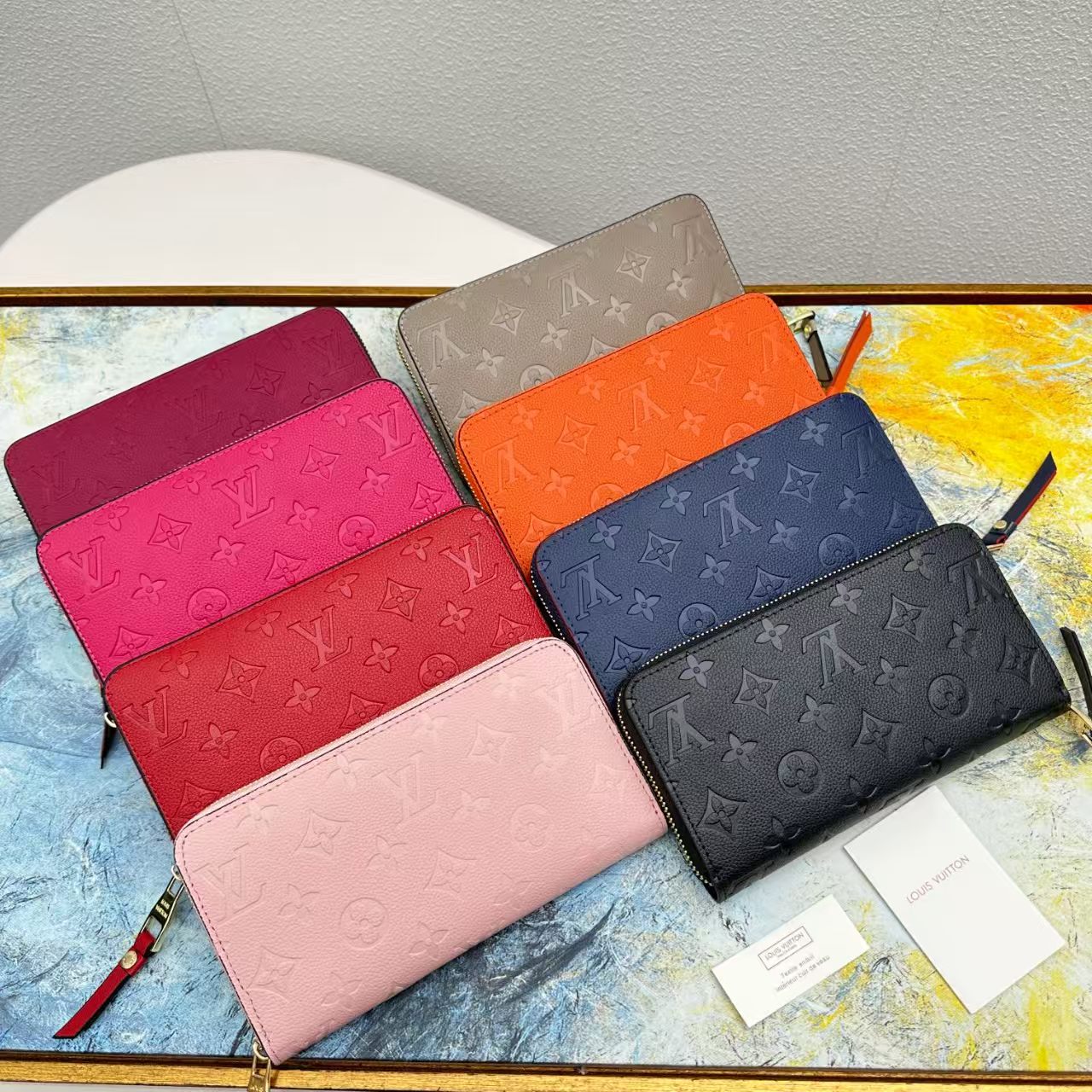 Designer Monogram  Zippy Wallet - Gorchic - $83.99