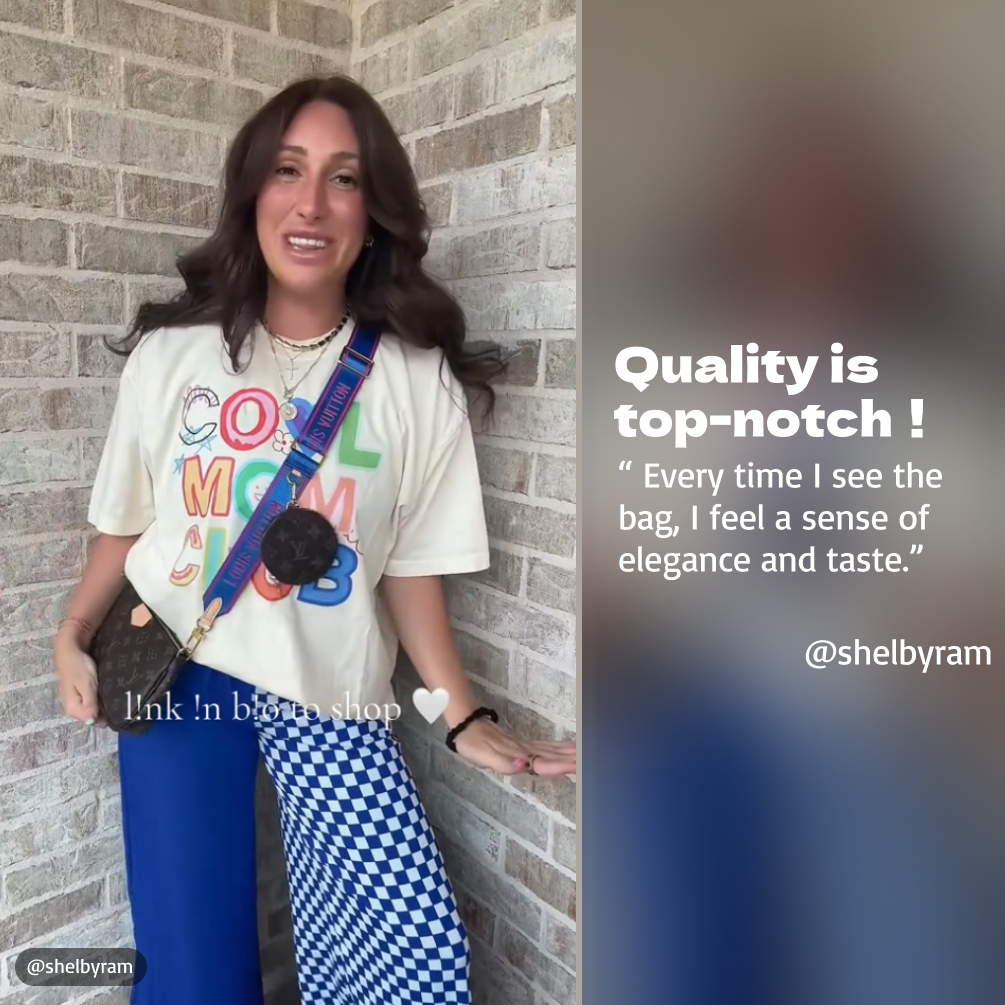 Designer Monogram  Multi Pochette Accessoires Bag - Gorchic - $91.99