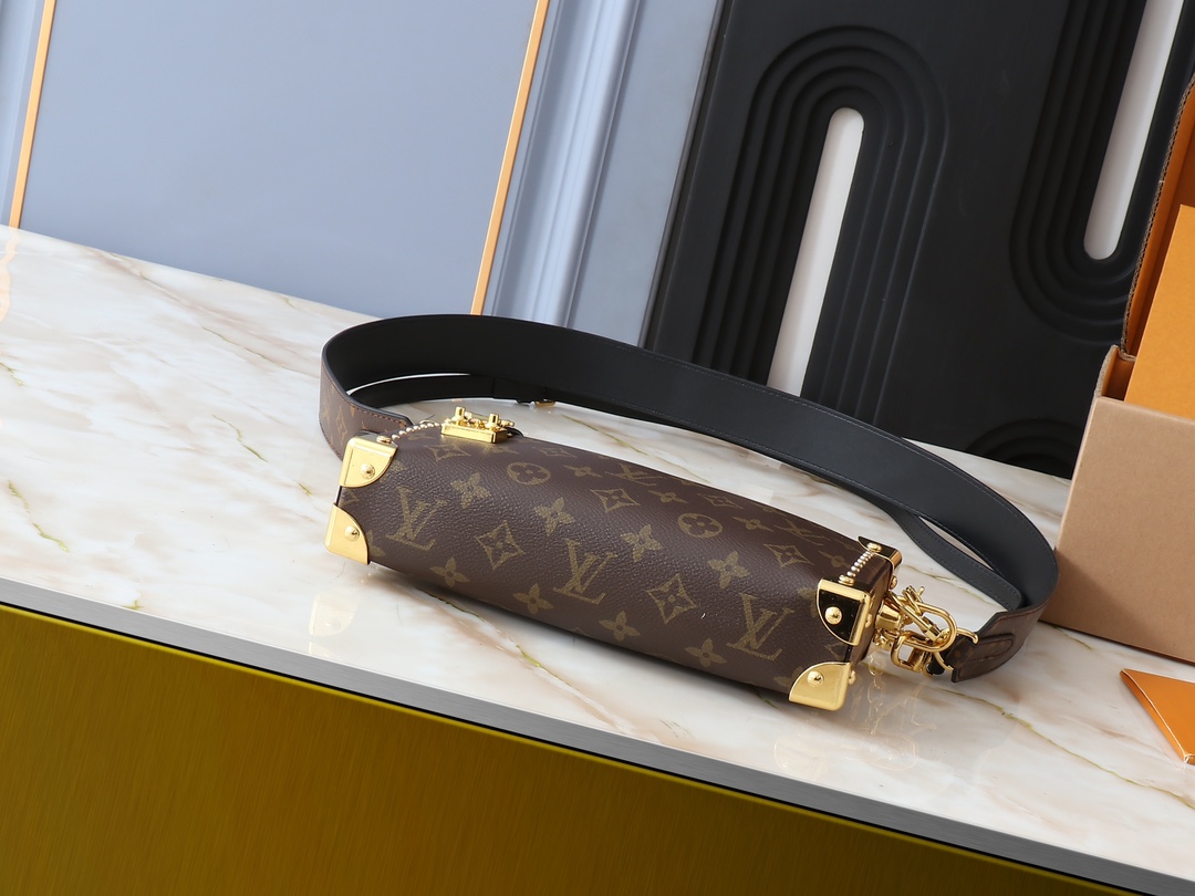 Designer Monogram Slim Trunk Monogram Canvas Bag - Gorchic - $122.99