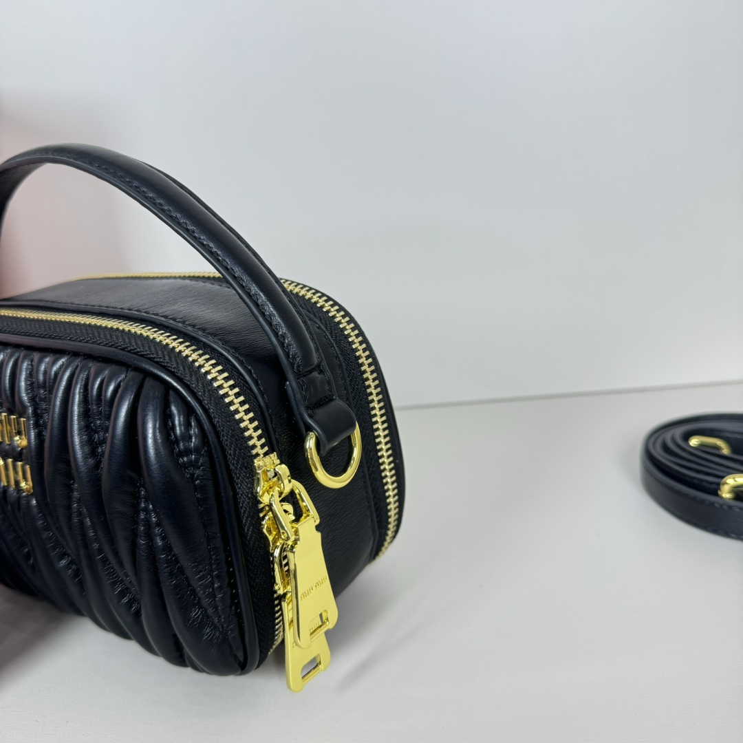 MU Logo Patch Zipped Clutch Bag - Gorchic - $100.99