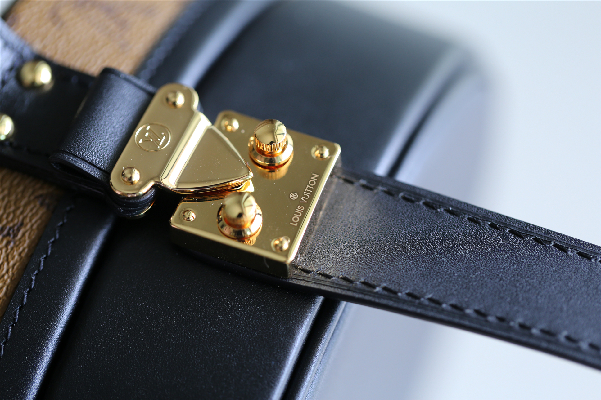 Designer Monogram Reverse Petite Boite Chapeau Bag - Gorchic - $178.99