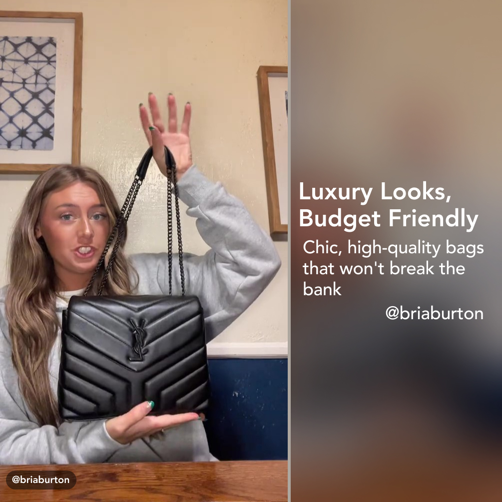 Lady Designer Loulou medium quilted leather shoulder bag black - Bag - Gorchic - $132.99