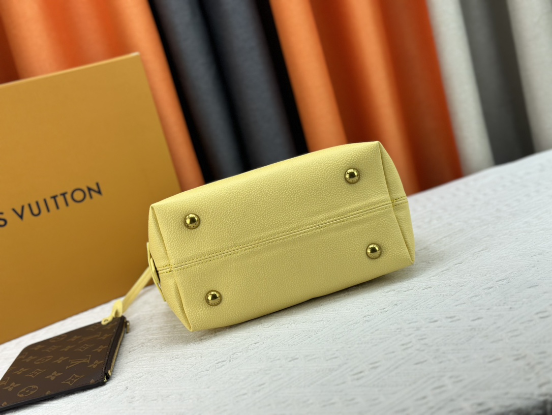 Designer Monogram  Low Key Hobo PM Bag in Yellow - Bag - Gorchic - $139.99