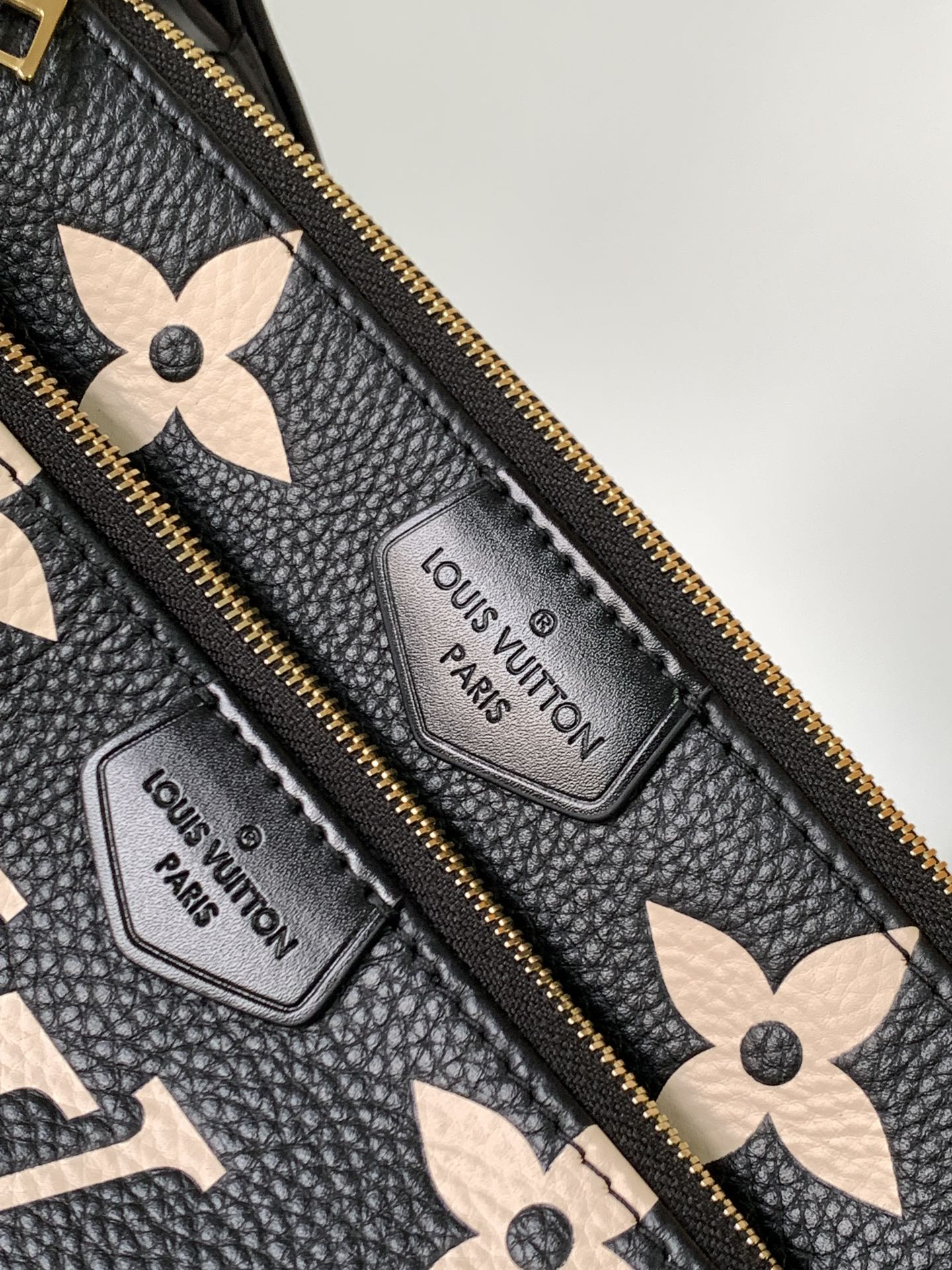 Designer Monogram Multi Pochette Accessoires Crossbody Black and White Bag - Gorchic - $108.99