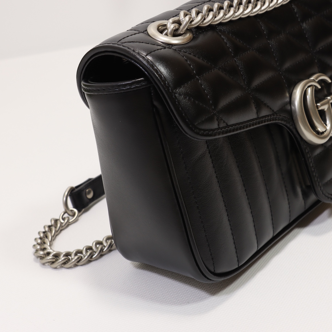 Double-G GG Marmont Small Shoulder Bag Black - Bag - Gorchic - $101.99