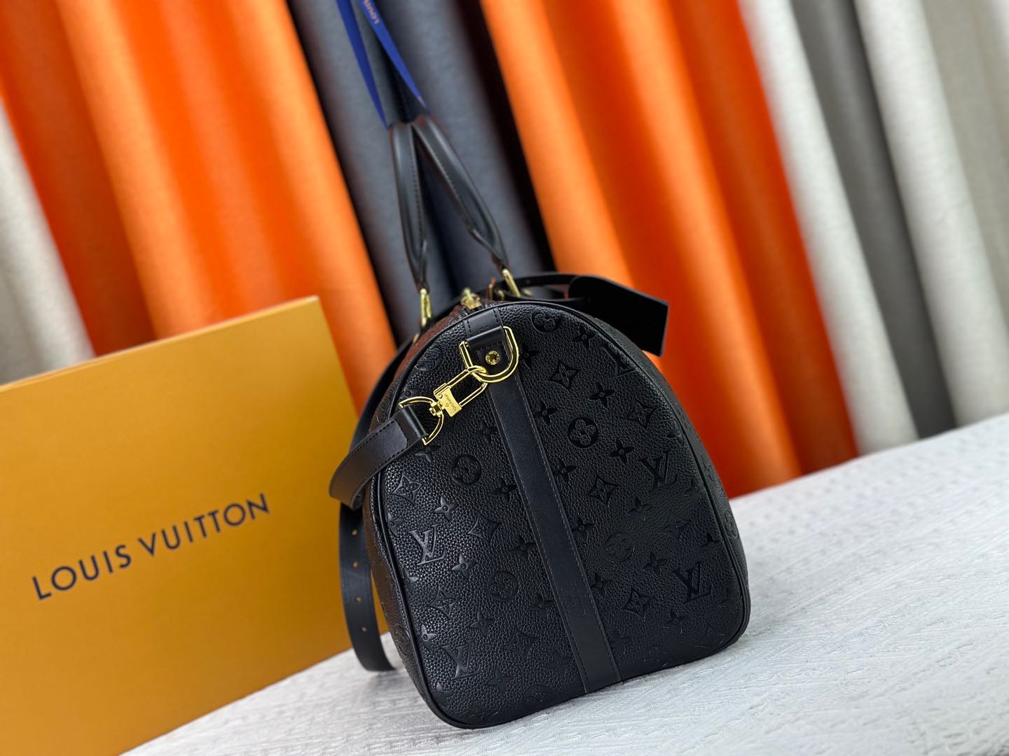 Designer Monogram x Murakami  x TM Keepall Bandoulière 50 Monogram Empreinte Leather - Gorchic - $162.99