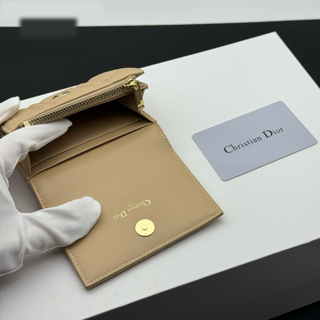 D Inspired Caro Montaigne Glycine Wallet-Apricot Leather Wallet - Gorchic - $55.99