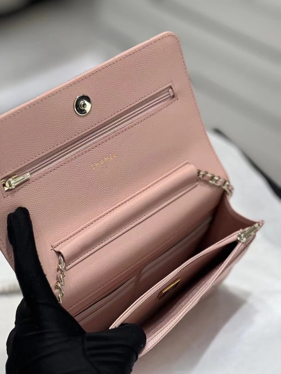 CC Inspired Classic Calfskin Handbags On Golden Chain with Golden Hardware - Bag - Gorchic - $125.99