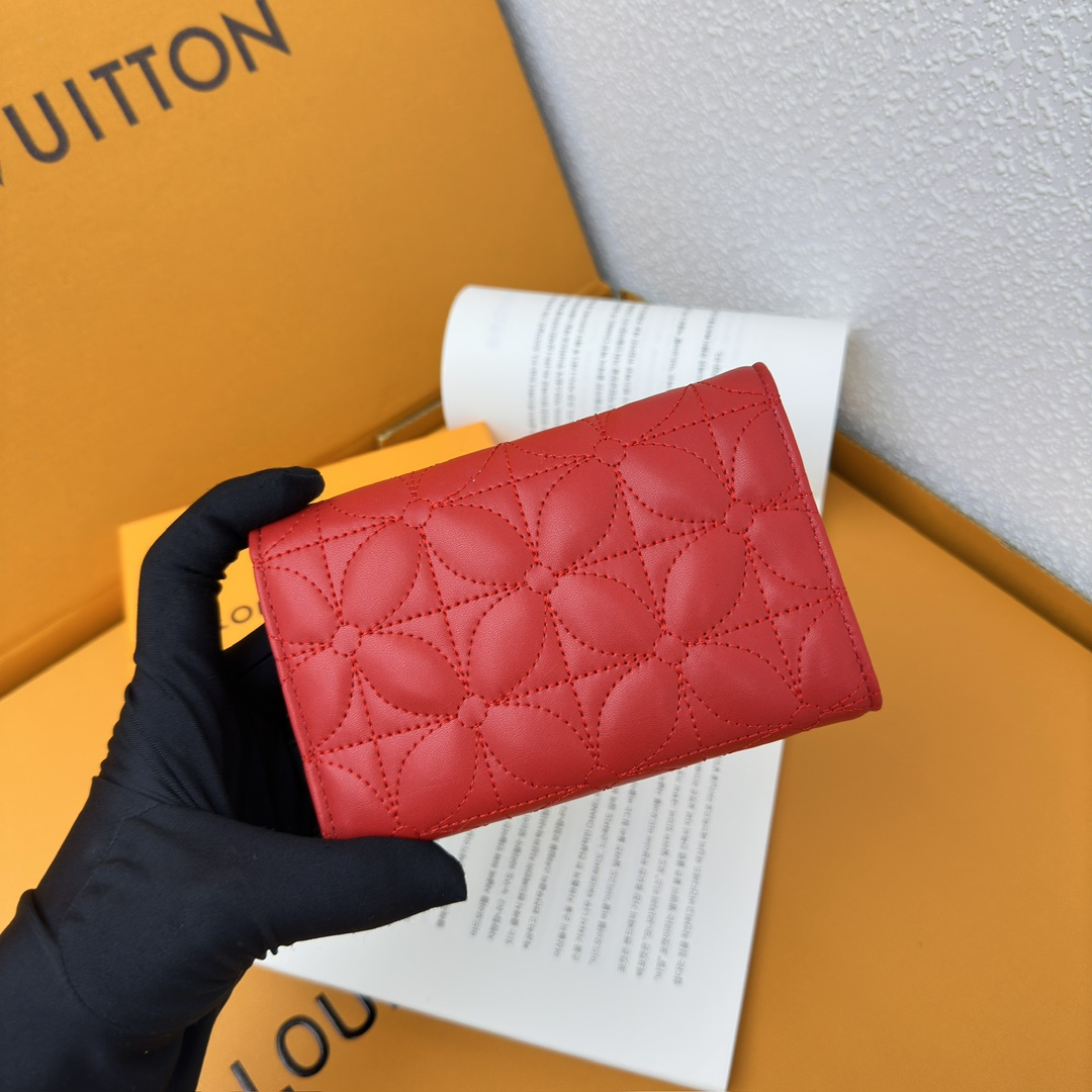 Designer Monogram Capucines Compact Maxi Red Wallet ﻿ - Gorchic - $59.99