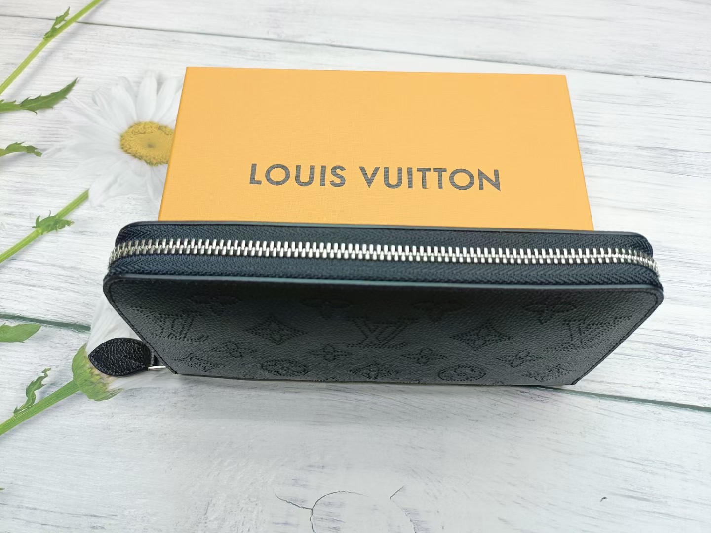 Designer Monogram  Long Zippy Wallet - Gorchic - $58.99