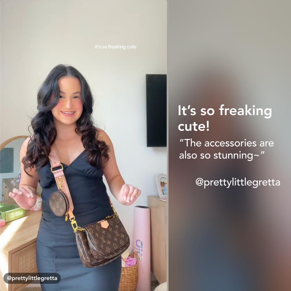 Designer Monogram  Multi Pochette Accessoires Bag - Gorchic - $91.99