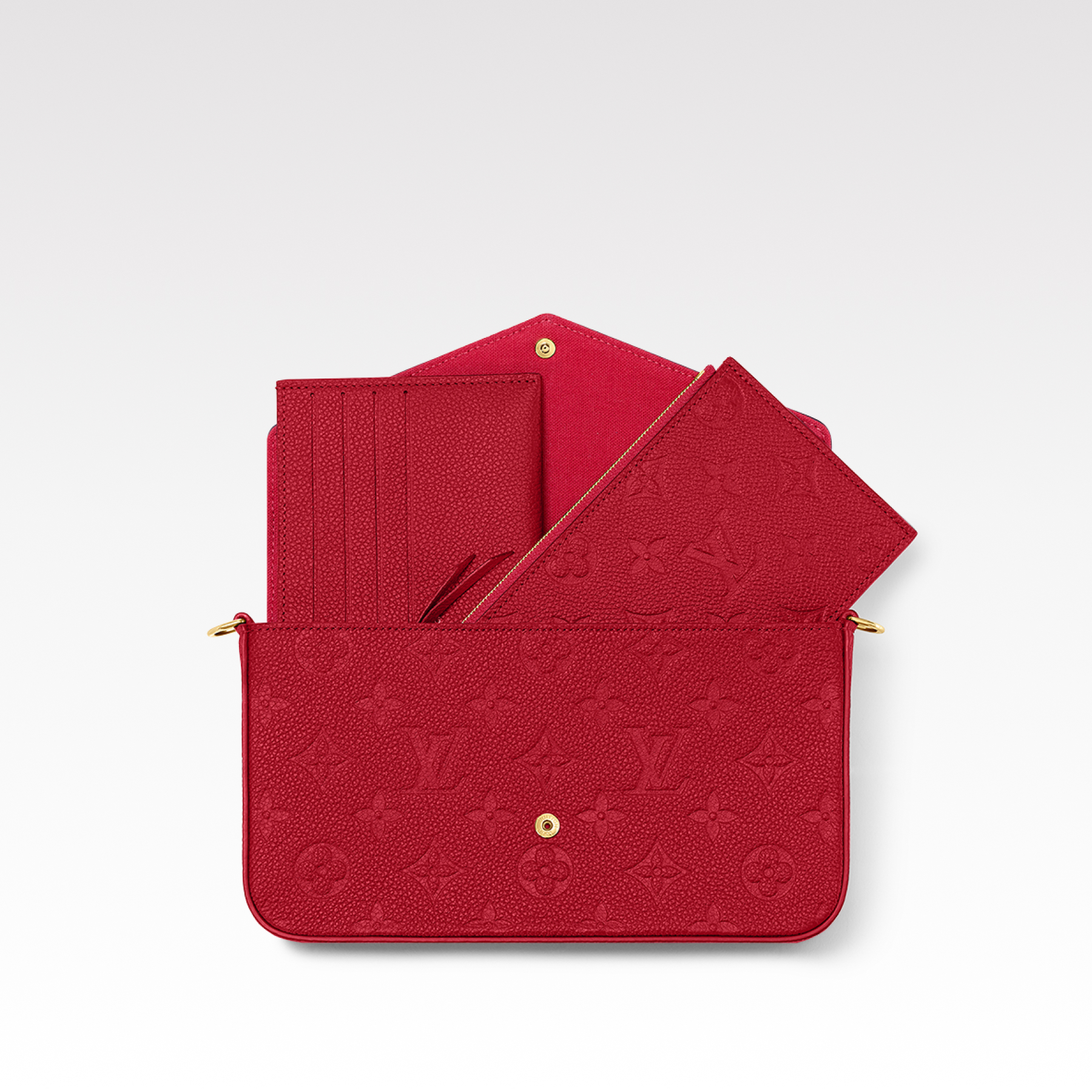 Designer Monogram  Pochette Felicie clutch bag - Gorchic - $82.99