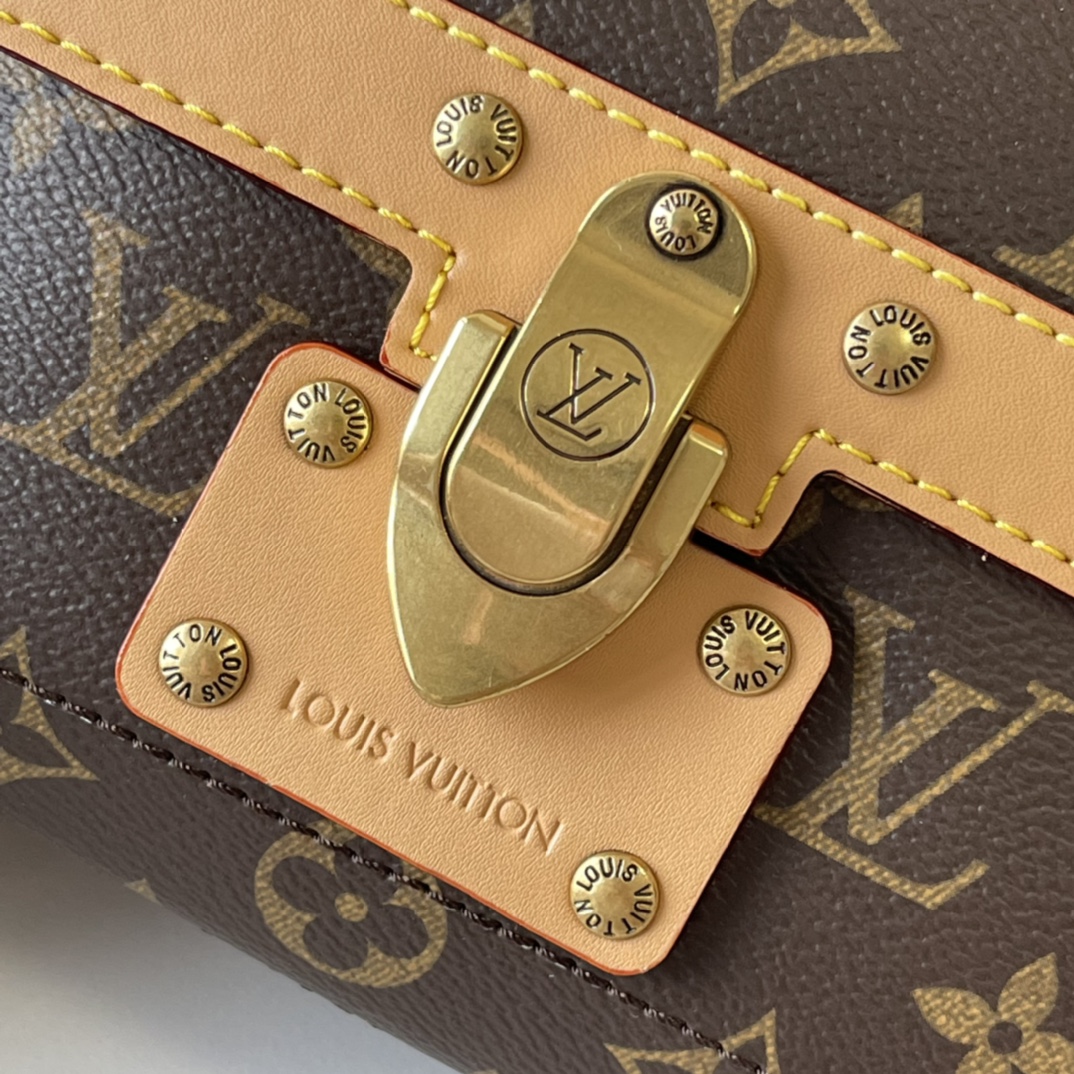 Designer Monogram Soul Trunk Old Fashioned Leather Handbag - Gorchic - $164.99