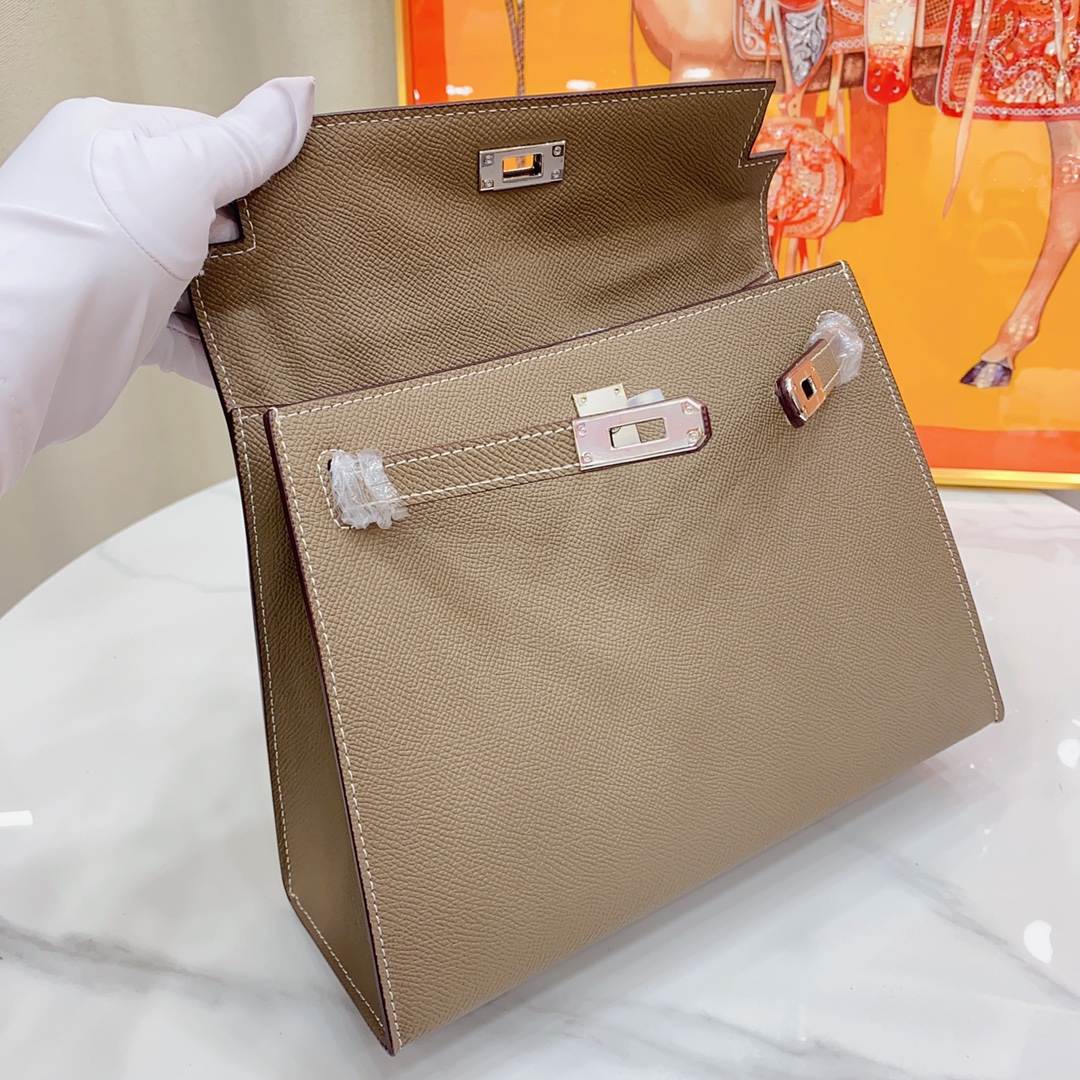 H-Inspired Kelly Haze Yellow Brown Silver Hardware - Bag - Gorchic - $156.99