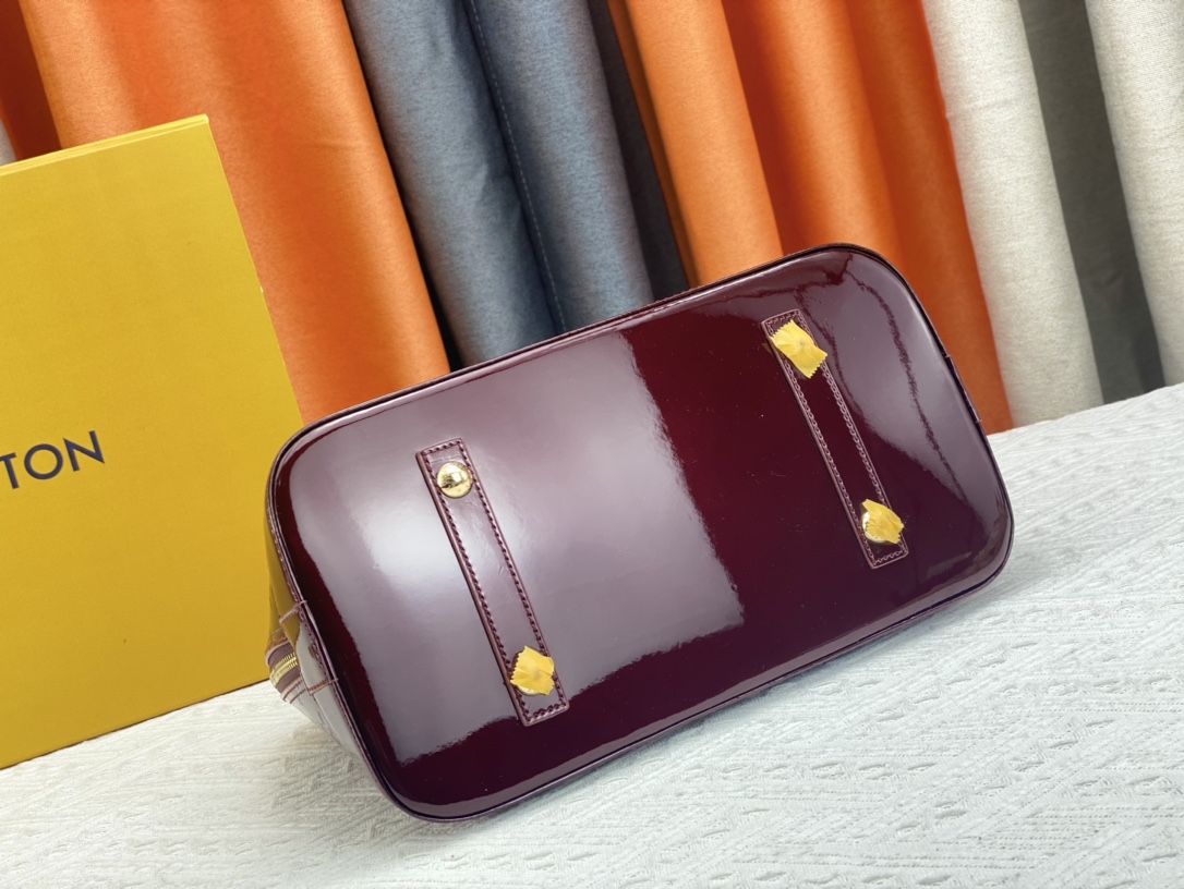 Designer Monogram Vernis Alma PM Bag - Gorchic - $132.99