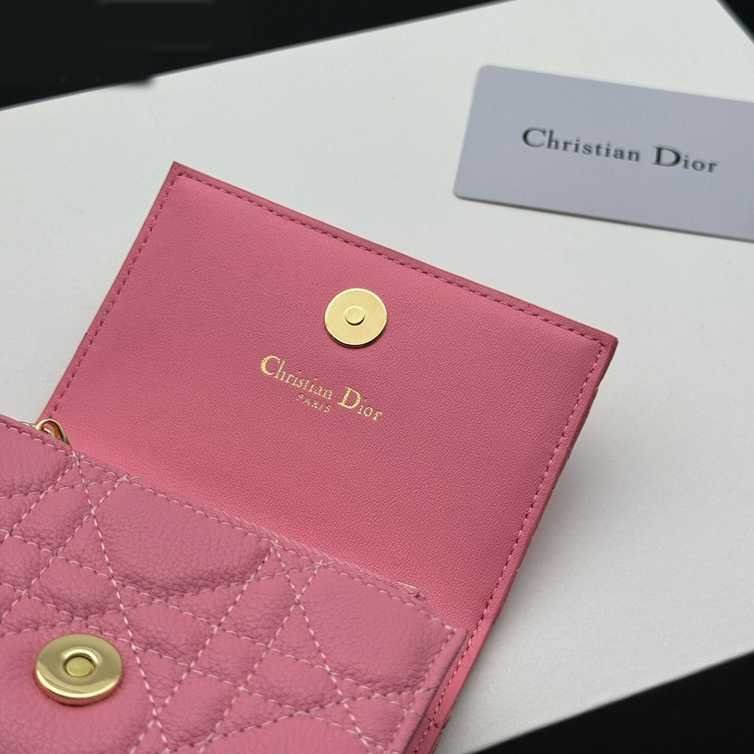 D Inspired Caro Montaigne Glycine Wallet-Pink Leather Wallet - Gorchic - $55.99