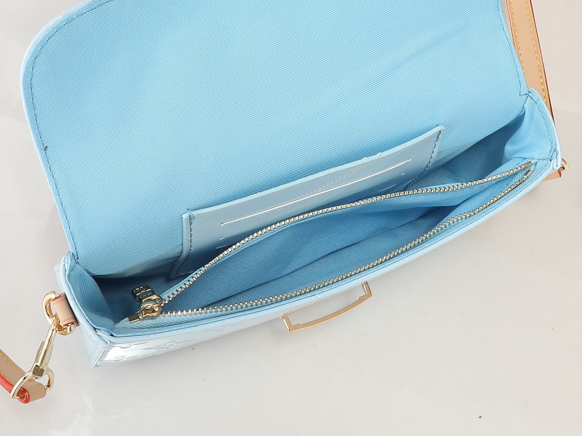 Designer Monogram Malibu Pochette Blue - Bag - Gorchic - $121.99