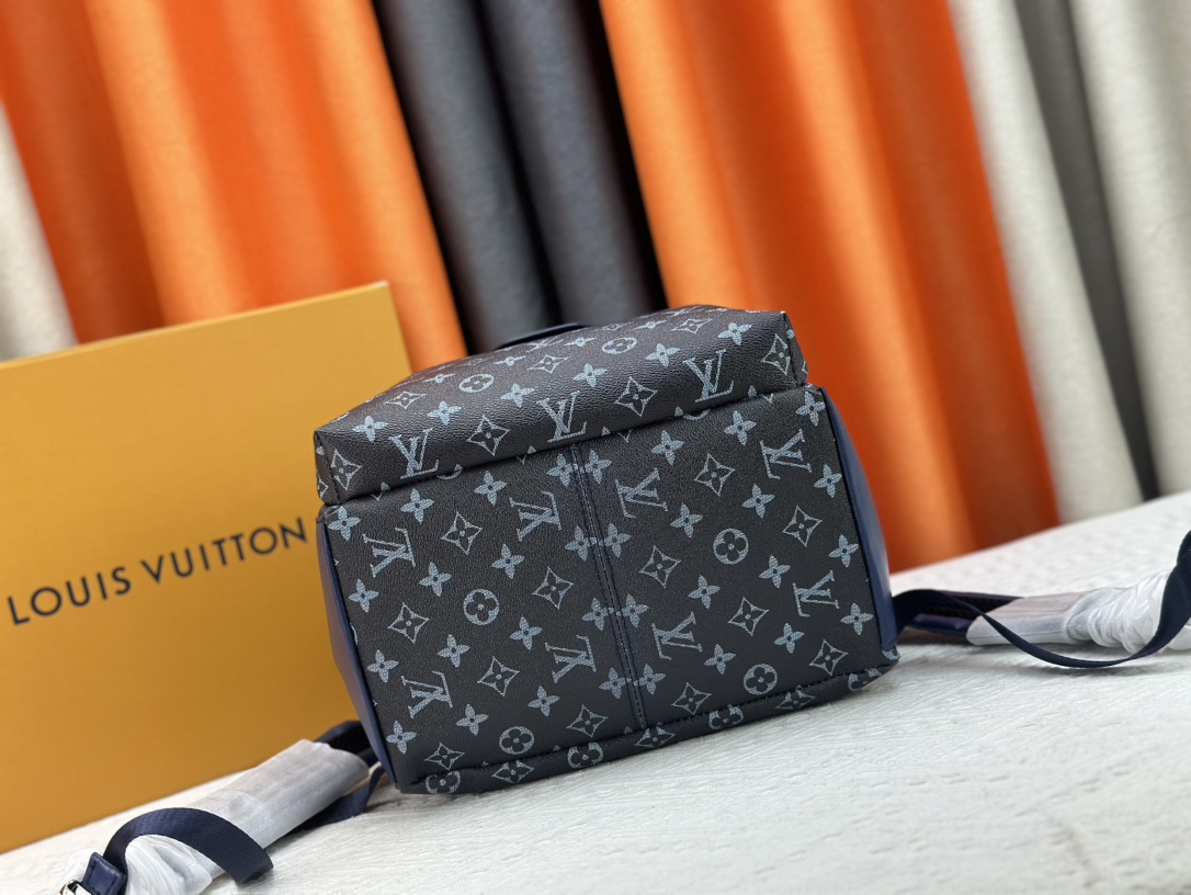 Designer Monogram  Discovery Backpack Navy Blue - Bag - Gorchic - $158.99