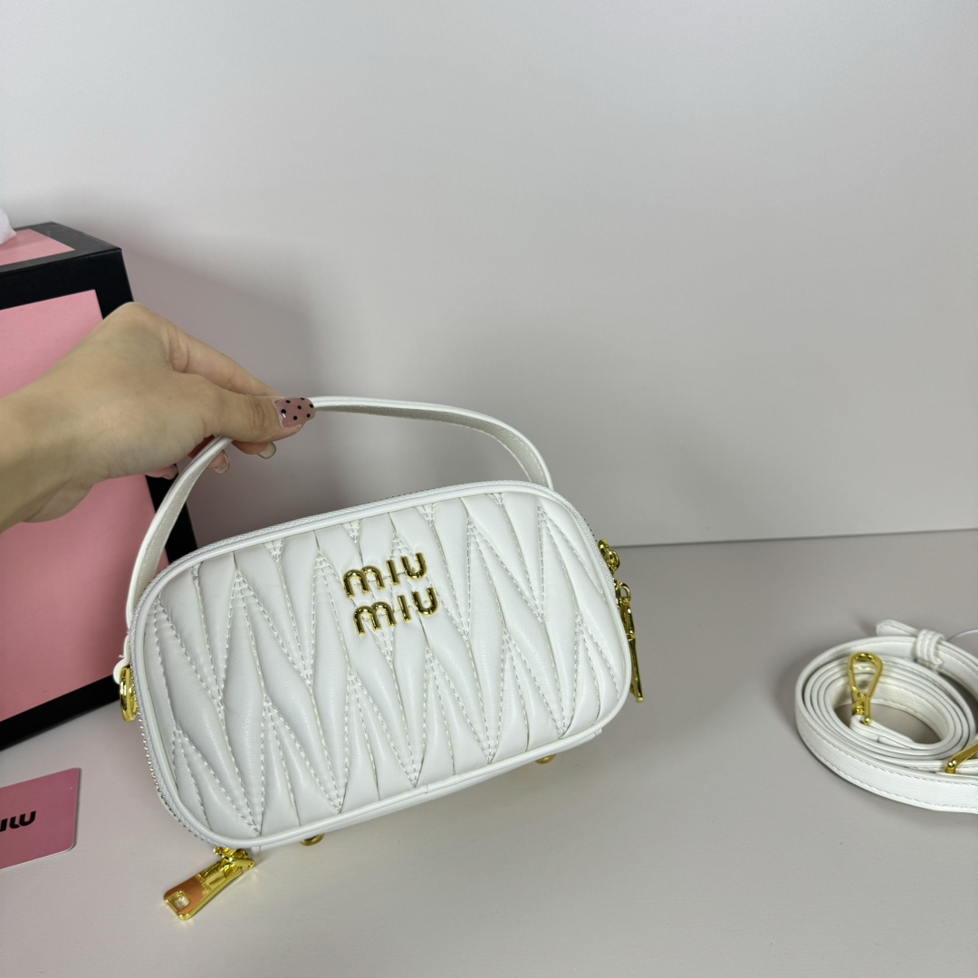 MU Logo Patch Zipped Clutch Bag - Gorchic - $100.99