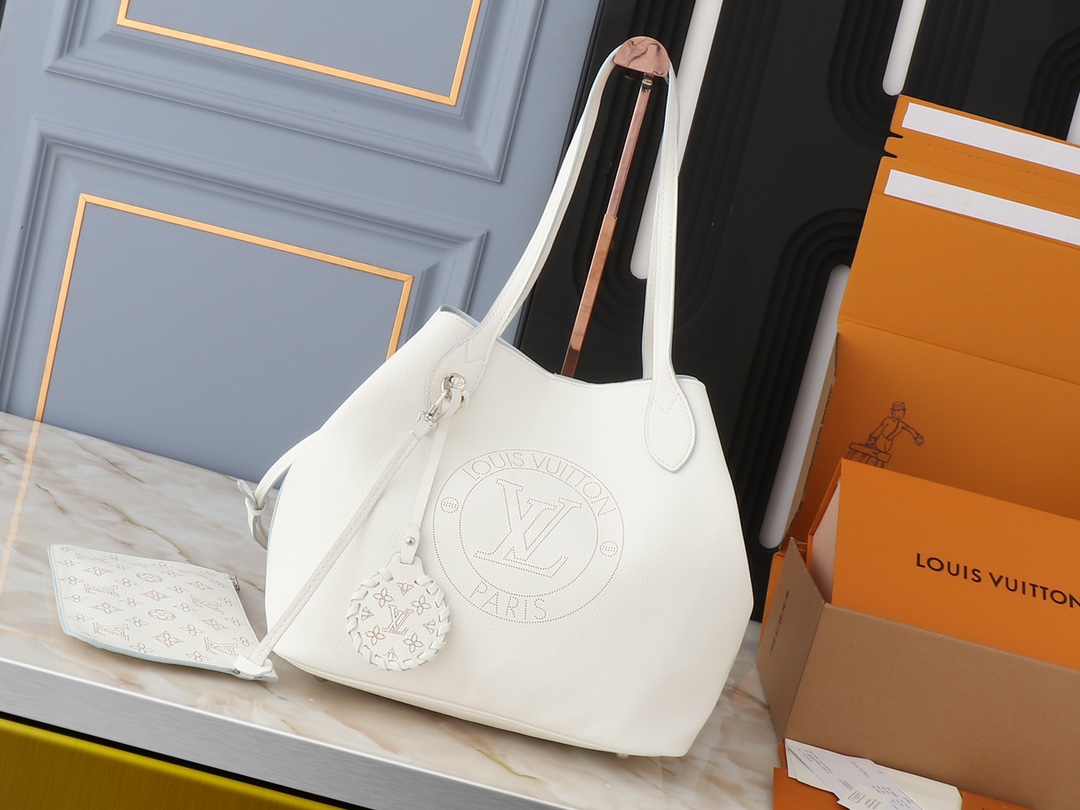 Designer Monogram  Blossom PM White - Bag - Gorchic - $117.99