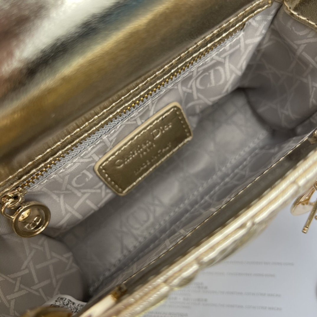 D Inspired Mini Lady D Inspired Bag Cannage Calfskin - Bag - Gorchic - $158.99