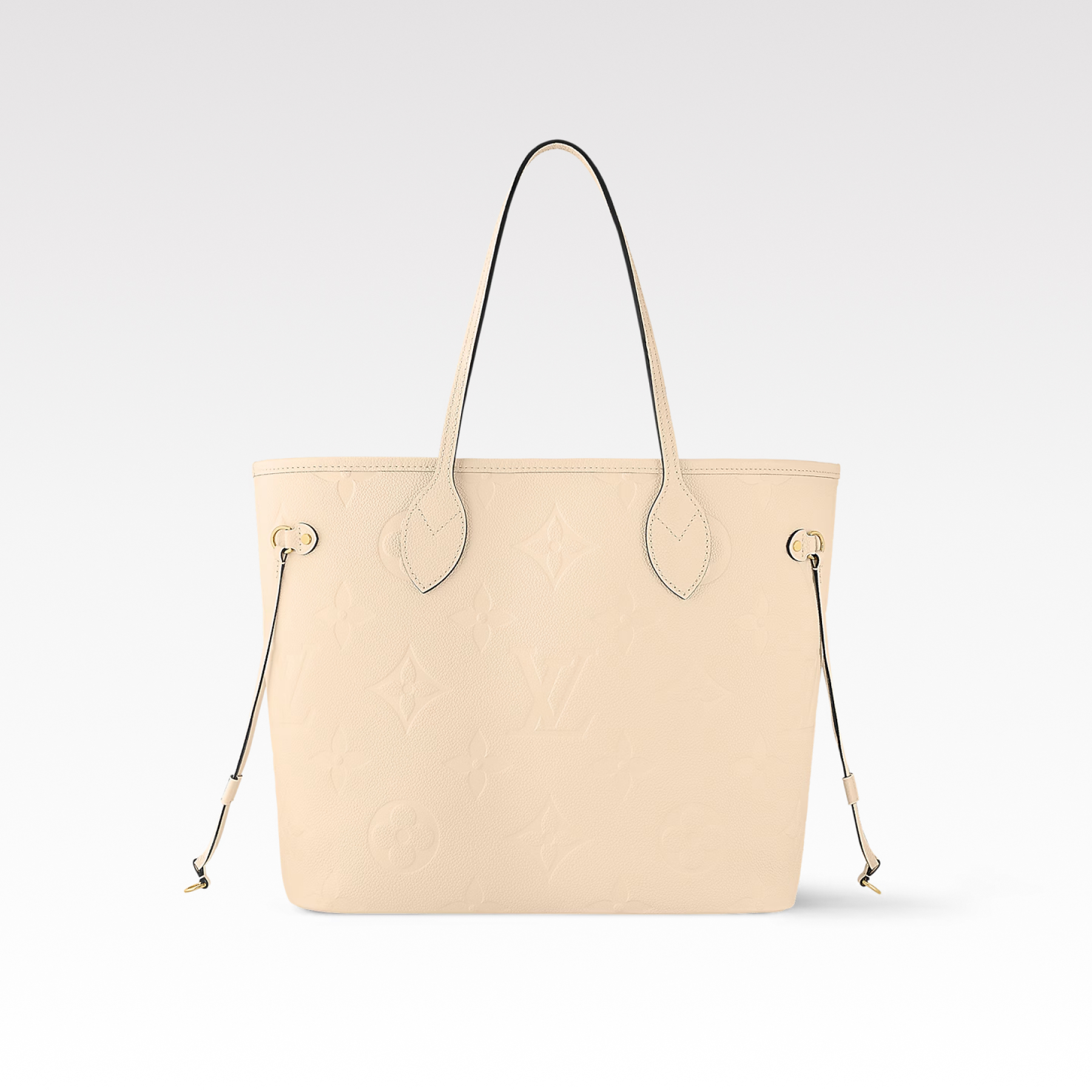 Designer Monogram Neverfull Full Leather Embossed Medium Handbag - Gorchic - $118.99