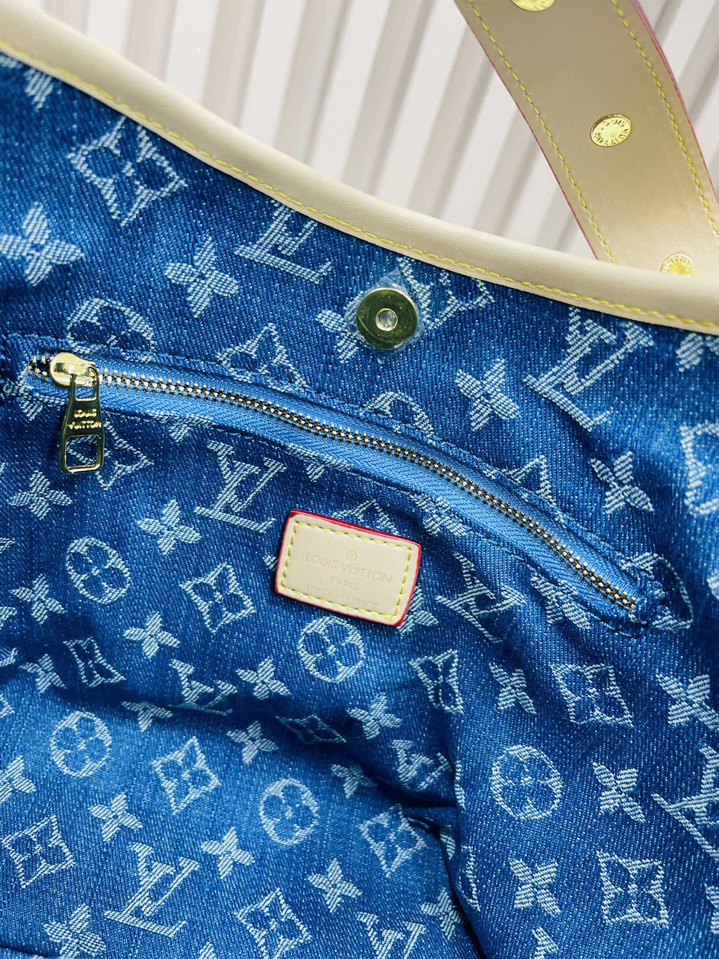 Designer Monogram  CarryAll PM - Denim Bag - Gorchic - $128.99