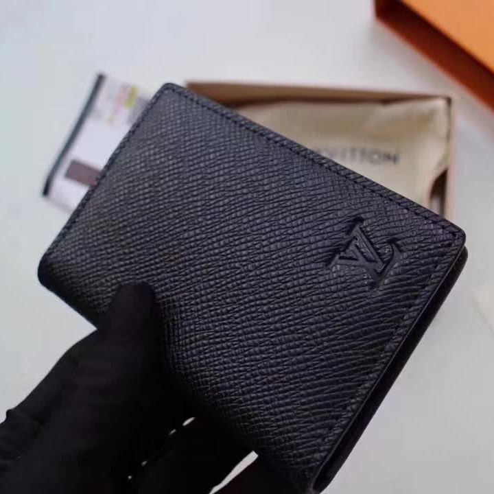 Designer Monogram Black Pocket organizer -Wallet - Gorchic - $39.99