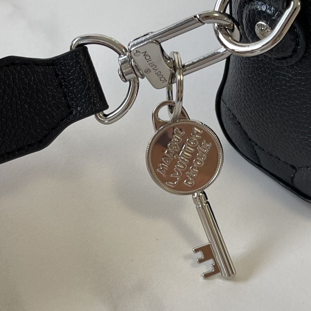 Designer Monogram Soul Trunk Black Leather Handbag - Gorchic - $164.99