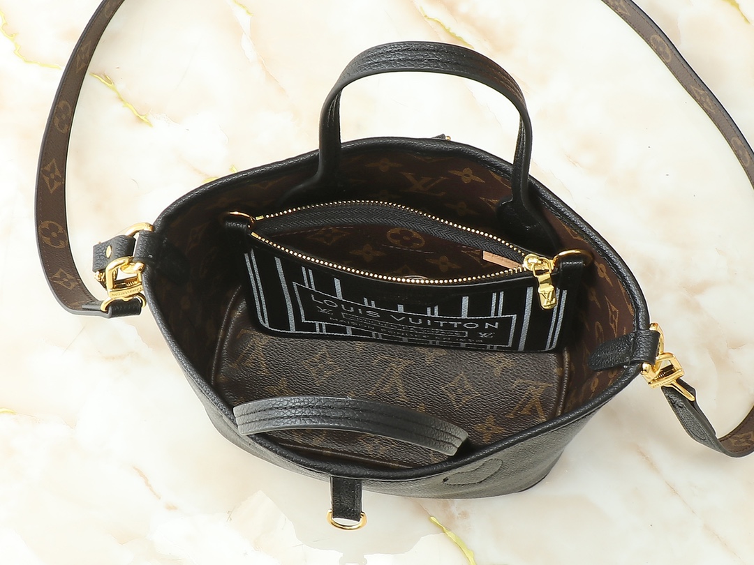 Designer Monogram Neverfull Black Small Handbag - Bag - Gorchic - $119.99