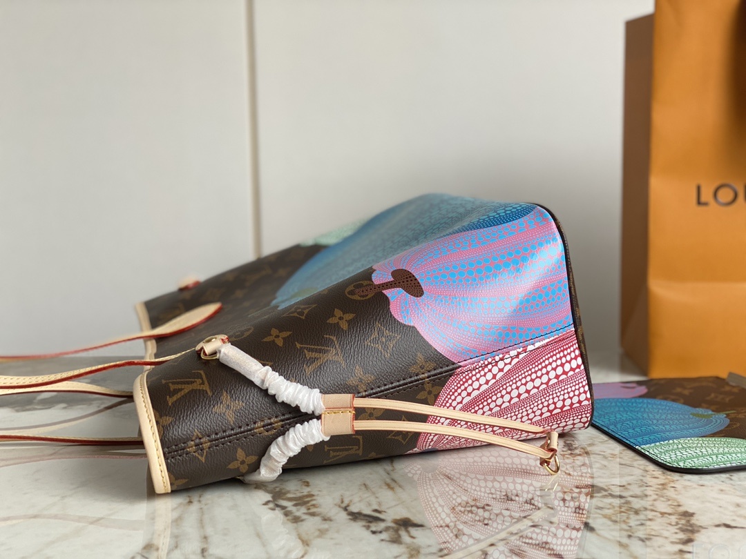 Designer Monogram  x YK Neverfull MM Medium Handbag - Gorchic - $136.99