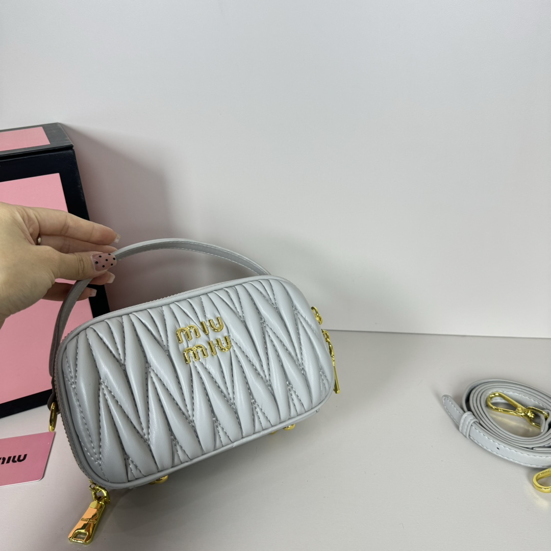 MU Logo Patch Zipped Clutch Bag - Gorchic - $100.99