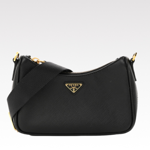 Saffiano texture Re-Edition 2005 Saffiano Leather Bag - Gorchic - $103.99