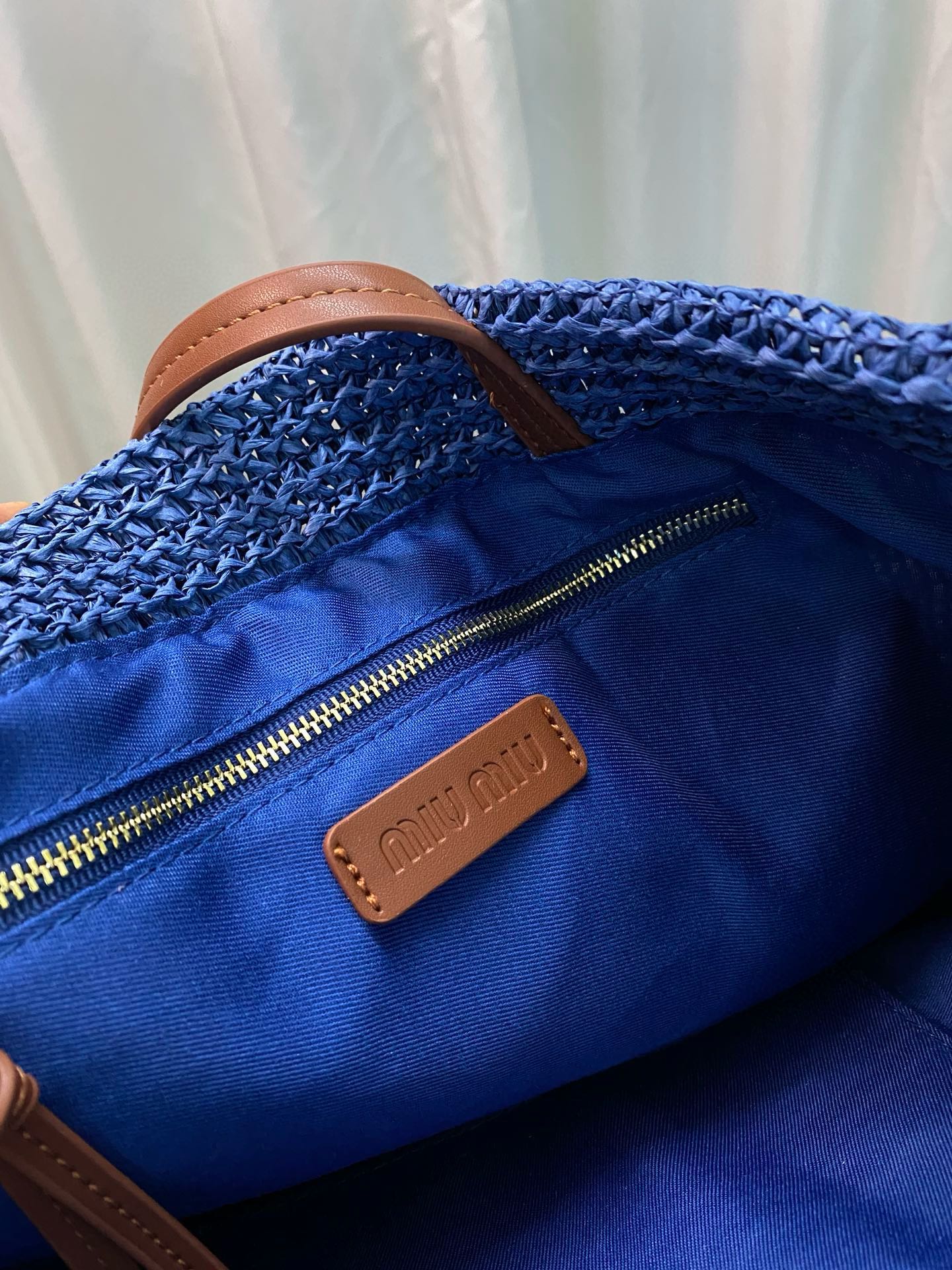 MU Faux Raffia Woven Tote Bag - Gorchic - $112.99