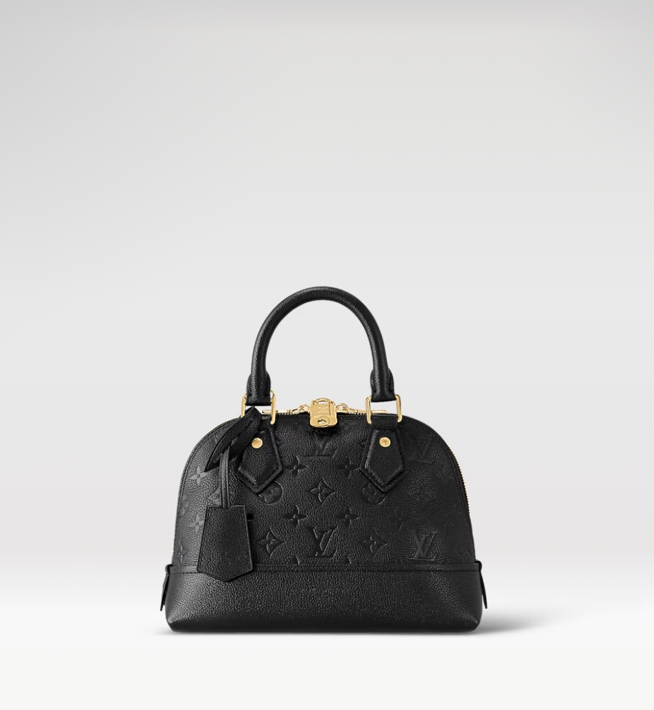Designer Monogram Alma BB 2way bag Monogram Empreinte Leather - Bag - Gorchic - $146.99