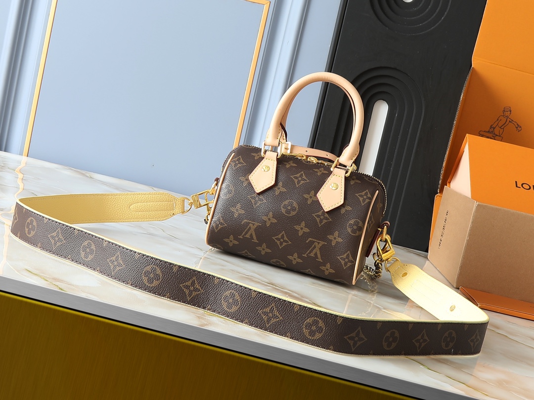 Designer Monogram Speedy 18 Monogram Style - Bag - Gorchic - $131.99