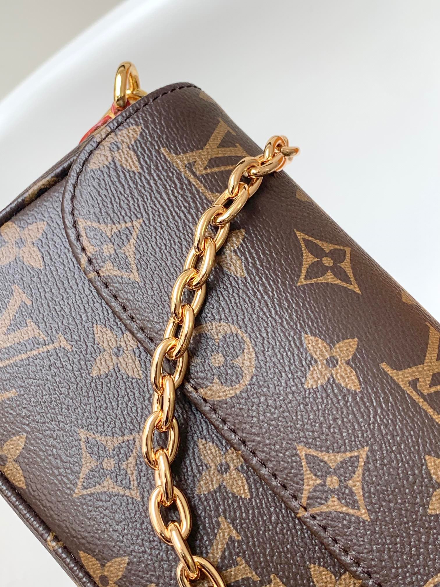 Designer Monogram Wallet on Chain Ivy Bag - Gorchic - $106.99