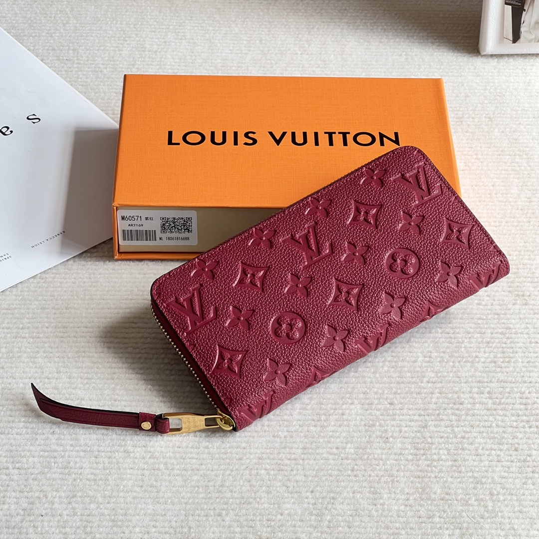 Designer Monogram Wallet Authentic Monogram Vernis Long Trifold Wallet - Bag - Gorchic - $60.99