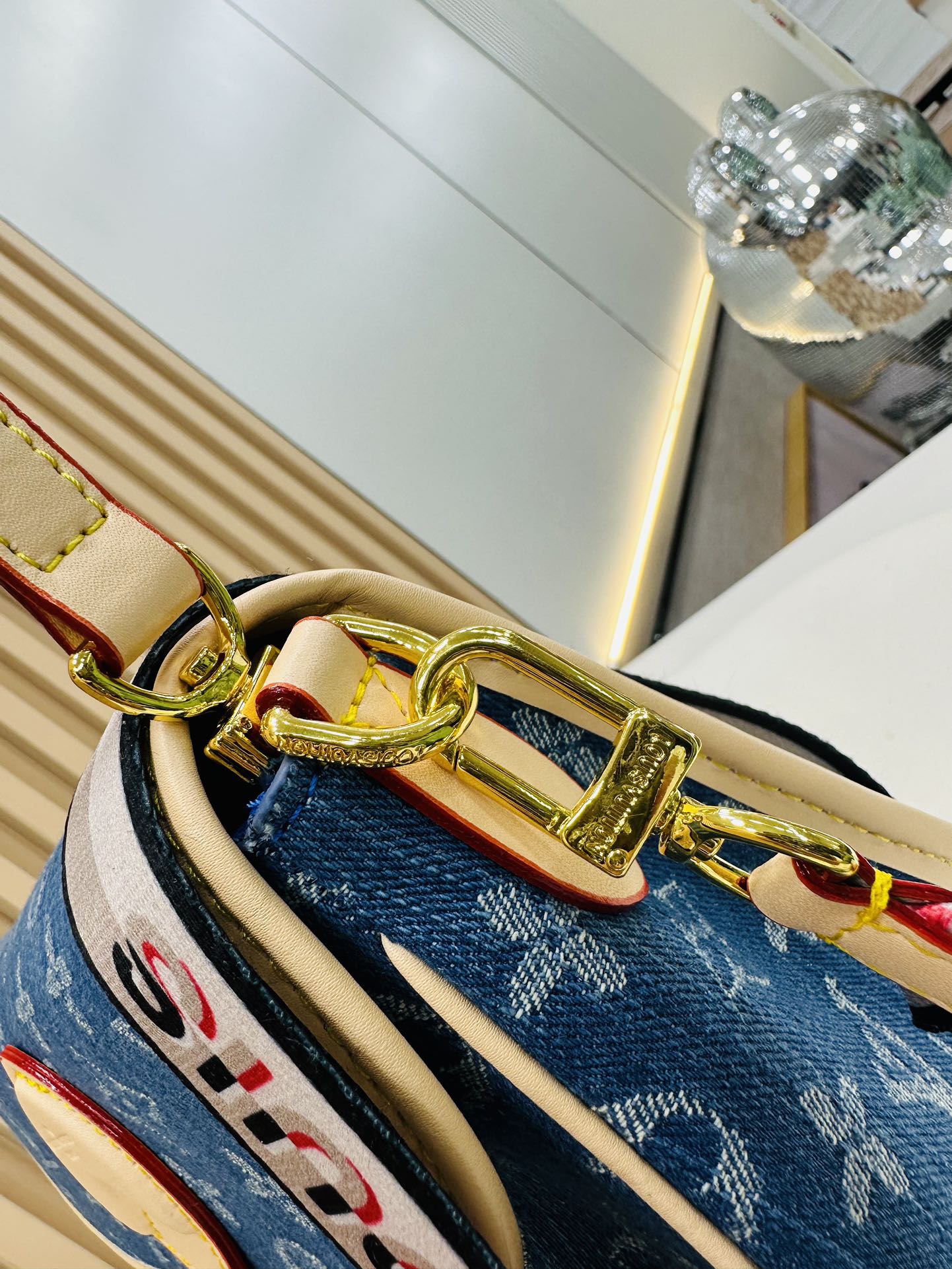 Designer Monogram  Diane NM Handbag Monogram Canvas - Denim - Bag - Gorchic - $131.99