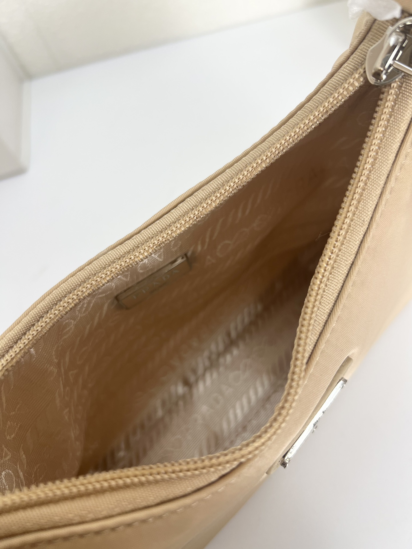 Saffiano texture Hobo Medieval Moon Bag - Khaki Bag - Gorchic - $93.99