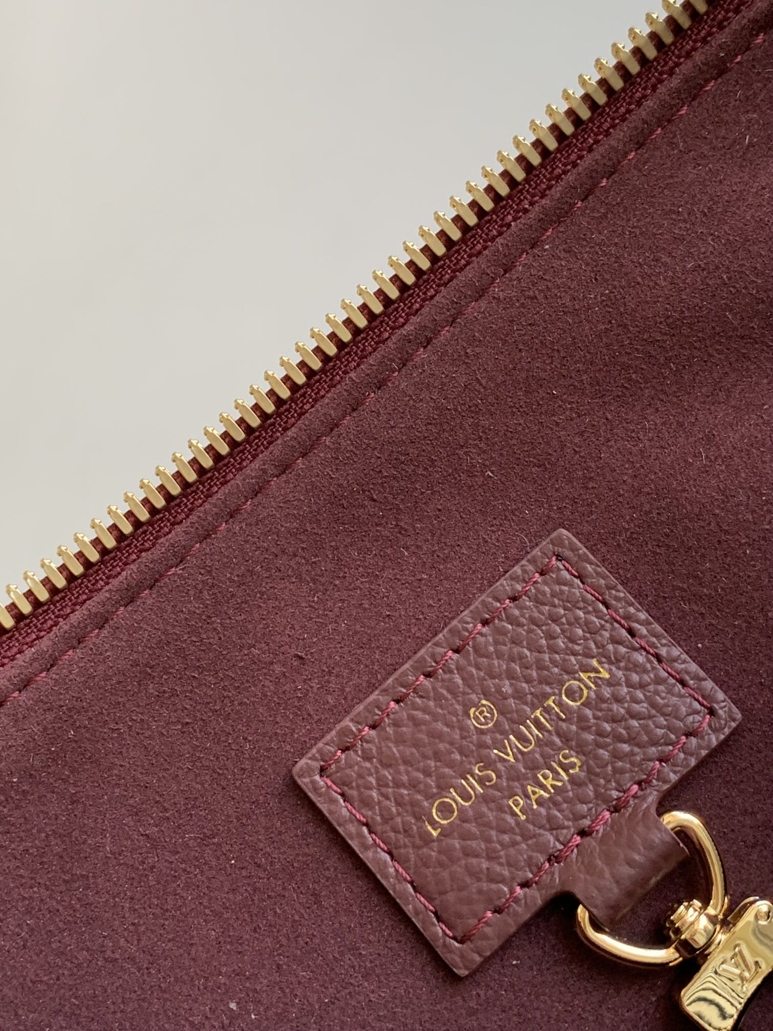 Designer Monogram Empreinte Monogram Sac Sport NM Wine Bag - Gorchic - $128.99