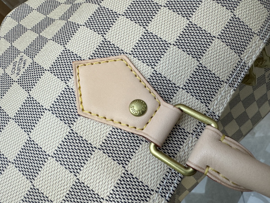 Designer Monogram Speedy Bandoulière Damier Azur Canvas Women Handbag - Bag - Gorchic - $117.99