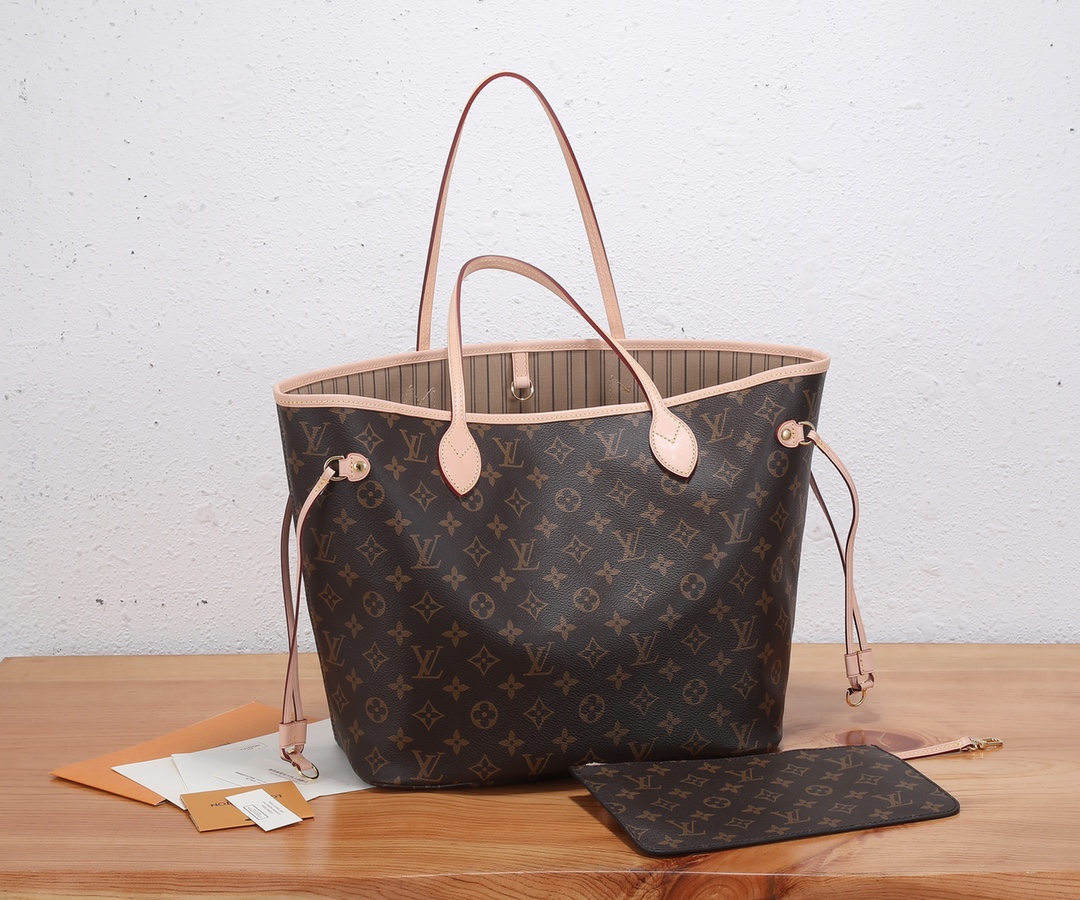 Designer Monogram Neverfull MM Classic Bag - Gorchic - $110.99