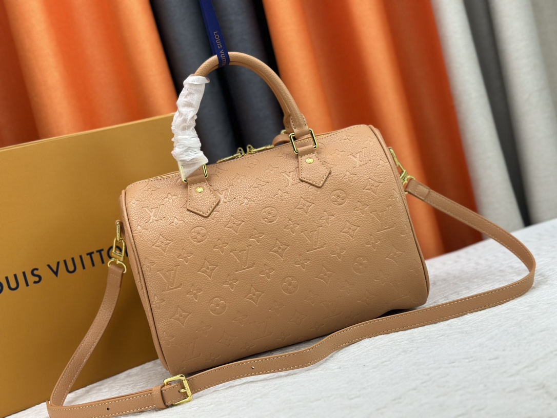 Designer Monogram Speedy Soft 30 -Brown Bag - Gorchic - $144.99