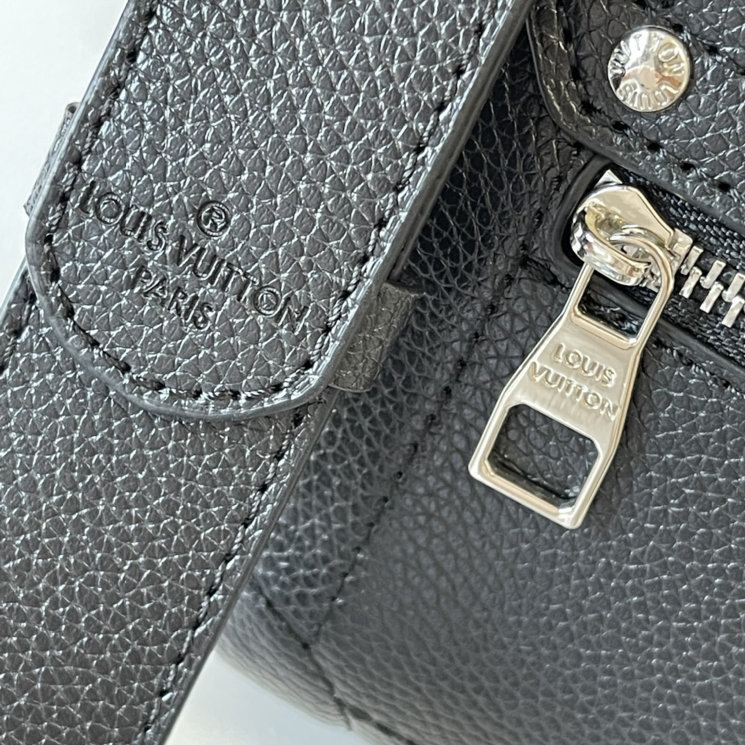 Designer Monogram Soul Trunk Black Leather Handbag - Gorchic - $164.99