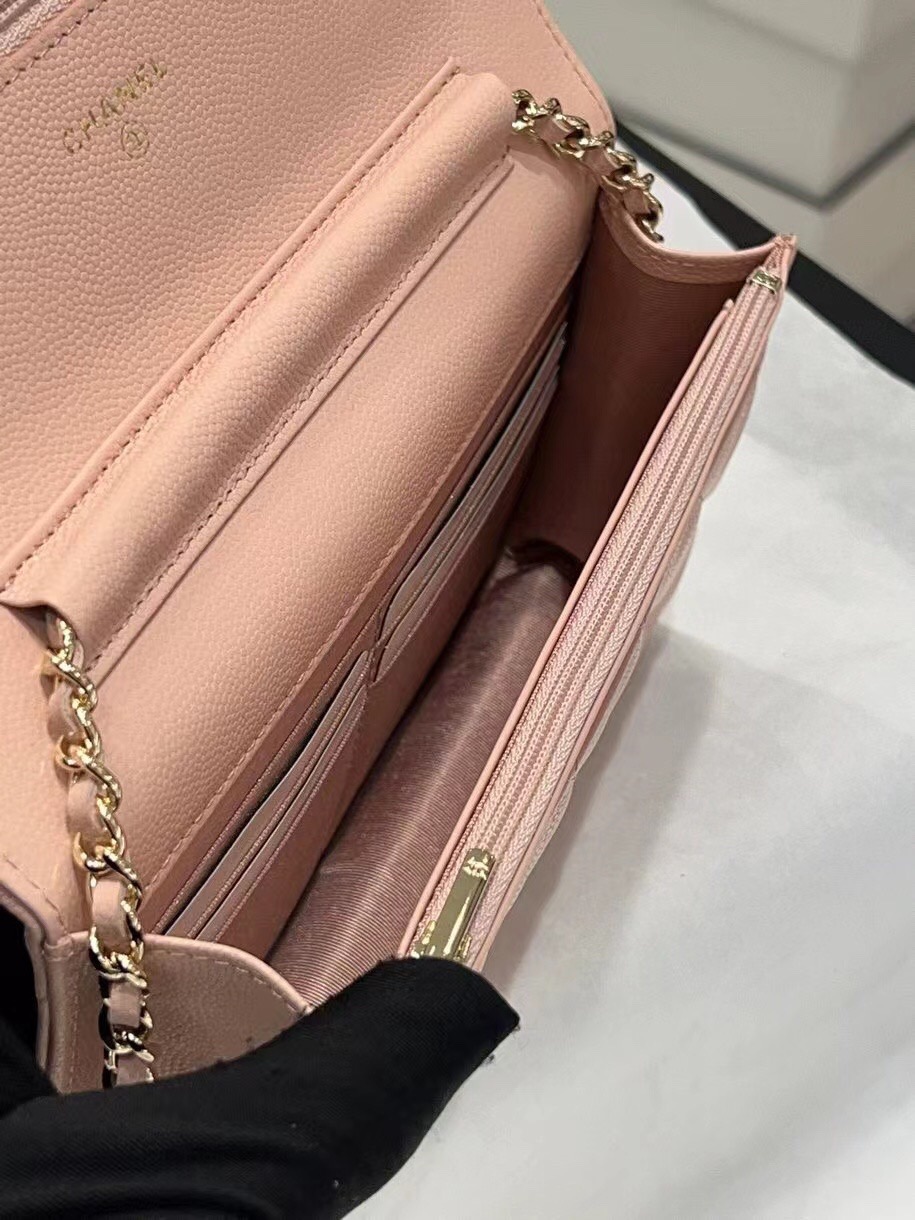 CC Inspired Classic Calfskin Handbags On Golden Chain with Golden Hardware - Bag - Gorchic - $125.99