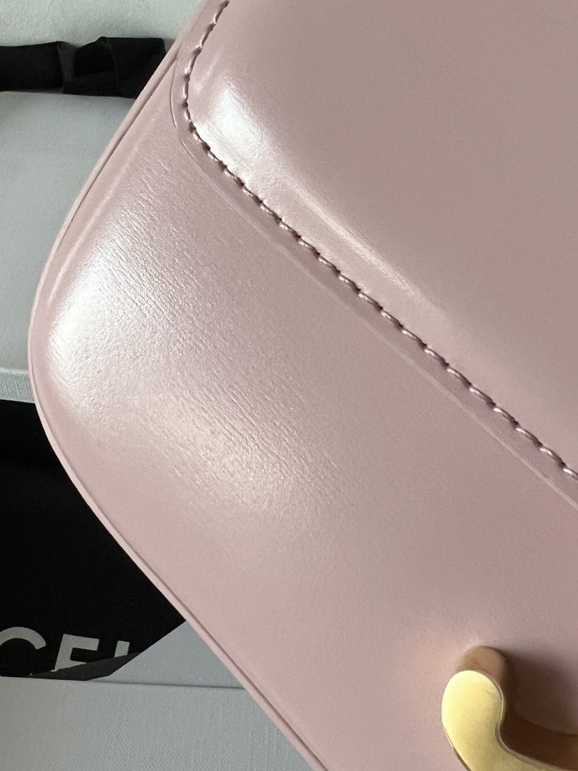 CL shoulder bag claude in shiny calfskin pink - Bag - Gorchic - $129.99
