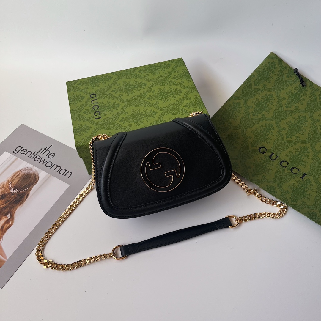 Double-G Blondie Mini Shoulder Bag - Black Bag - Gorchic - $115.99