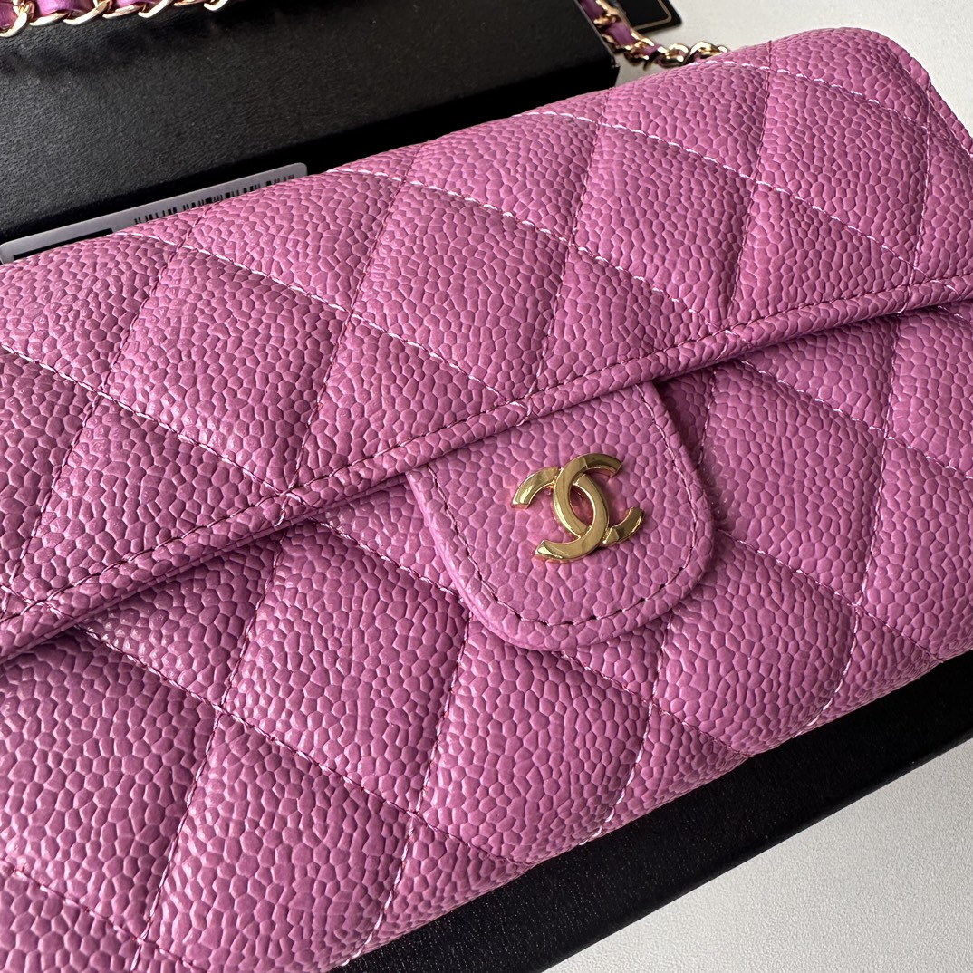 CC Inspired 23 Wallet on Chain- Pink Bag - Gorchic - $98.99