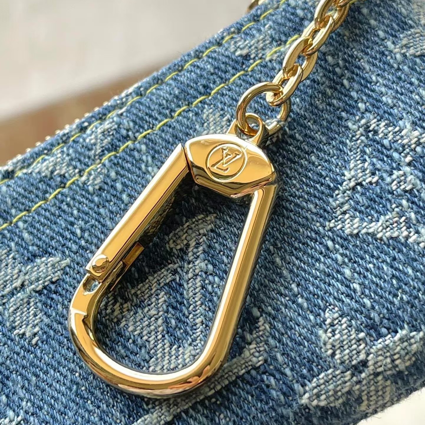 [TOP]Designer Bag Denim Key Pouch - Gorchic - $164.99